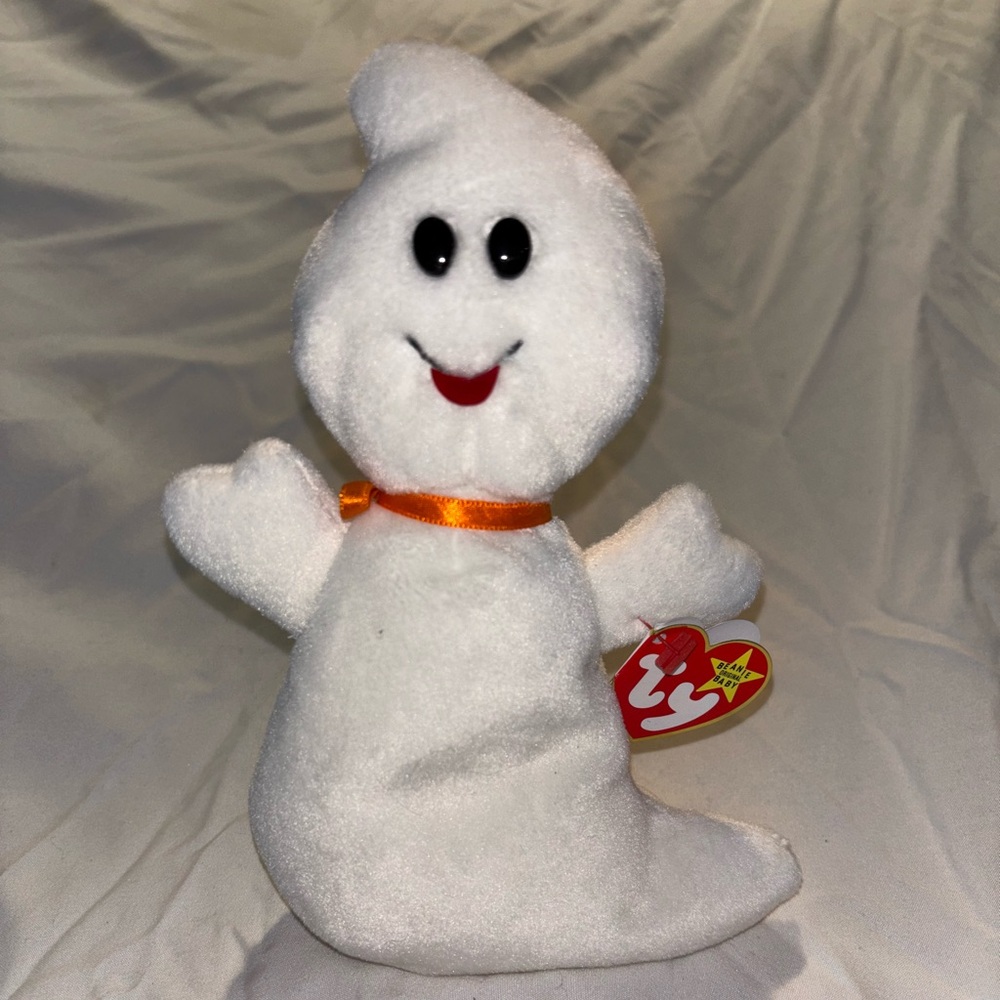 Vintage Ty Beanie Baby Ghost. Spooky. 1995.